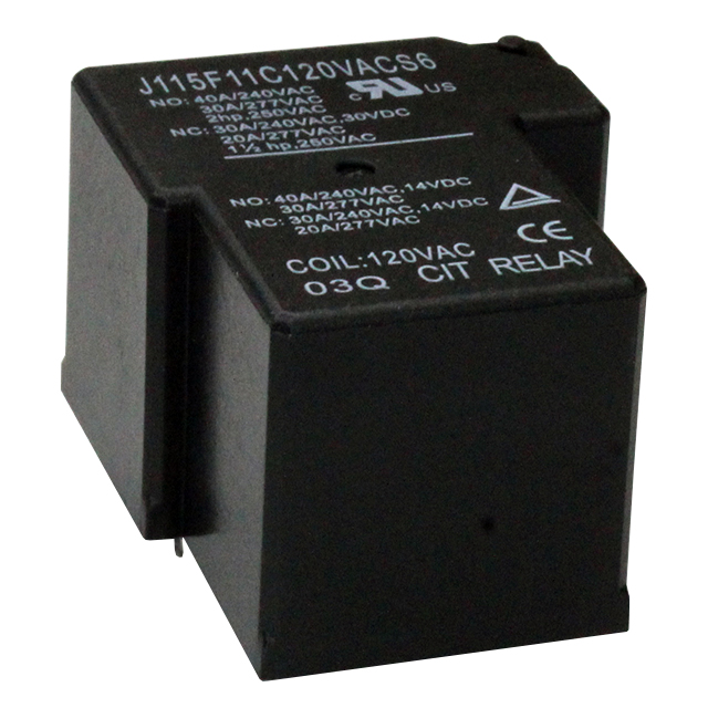 J115F11C120VACS6 CIT Relay and Switch  Relè di potenza oltre 2 Ampere